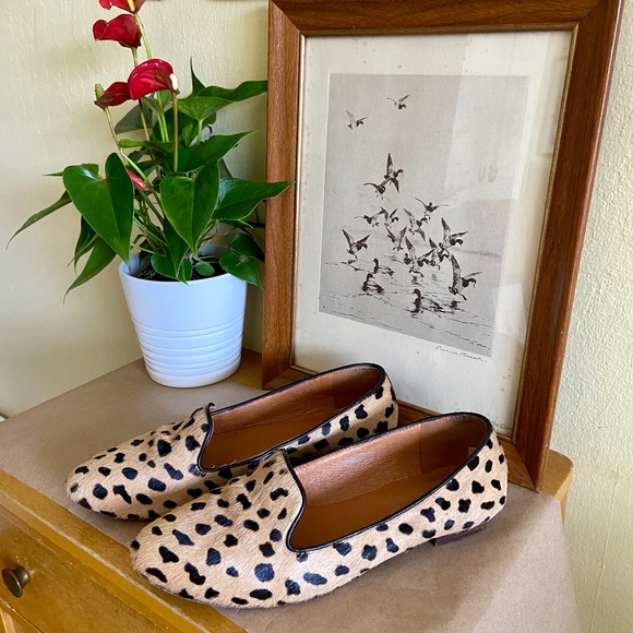 Madewell Shoes - Madewell Teddy Loafer in Calf Hair in Truffle